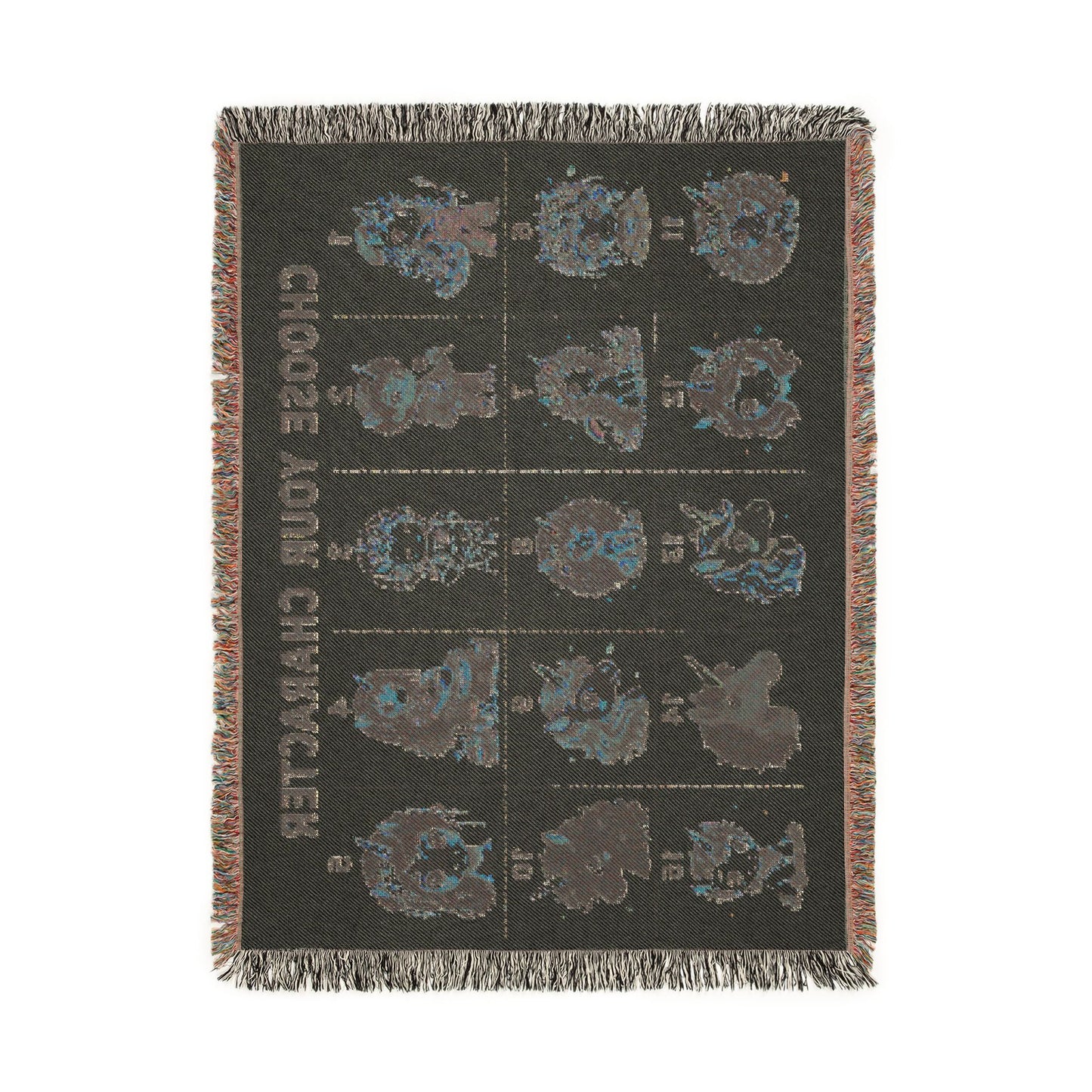 Personalize Your Own Unicorns4Everyone Heirloom-Quality Cotton Woven in the USA Throw Blanket Personalization Keepsake