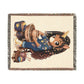 Chloe Unicorn Potter Woven Cotton Throw Blanket Jacquard Tapestry Wall Art