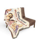 Custom Portrait Woven Throw Blanket Heirloom-Quality 100% Cotton One of a Kind Personalized Keepsake