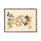 Summer Unicorn Boy Woven Blanket, Beach Day Throw for Kids, Sunshine Vacation Gift, Coastal Boys Room Décor