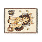 Beeatrice the Unicorn Beekeeper 100% Cotton Woven Throw Blanket Original Artwork Heirloom Keepsake Unicorns4everyone