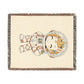Astronaut Unicorn Woven Cotton Throw Blanket Jacquard Tapestry Wall Art Keepsake