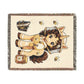 Beeatrice the Unicorn Beekeeper 100% Cotton Woven Throw Blanket Original Artwork Heirloom Keepsake Unicorns4everyone