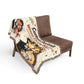 Custom Portrait Woven Throw Blanket Heirloom-Quality 100% Cotton One of a Kind Personalized Keepsake