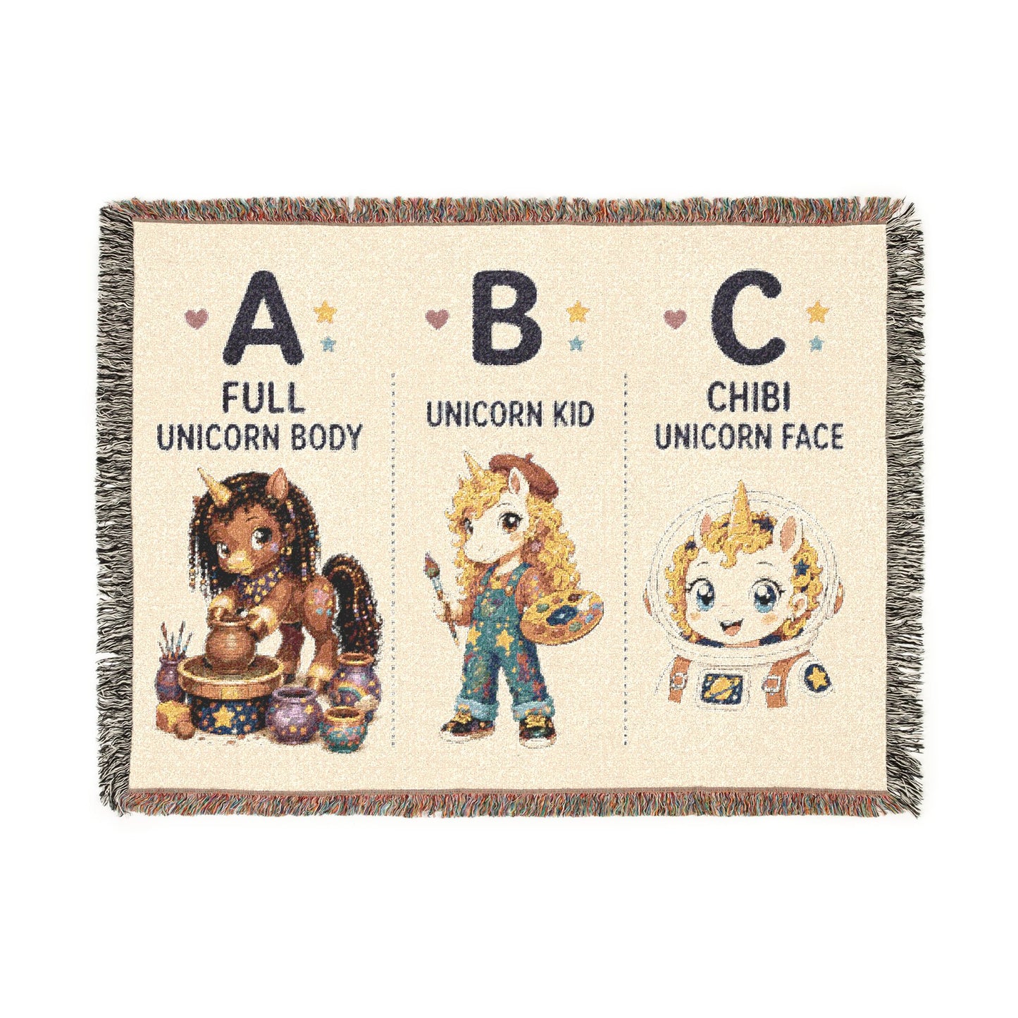 Custom Portrait Woven Throw Blanket Heirloom-Quality 100% Cotton One of a Kind Personalized Keepsake