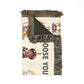 Personalize Your Own Unicorn 4 everyone Heirloom-Quality 100% Cotton Woven Throw Featuring our Original Characters Personalized Keepsake