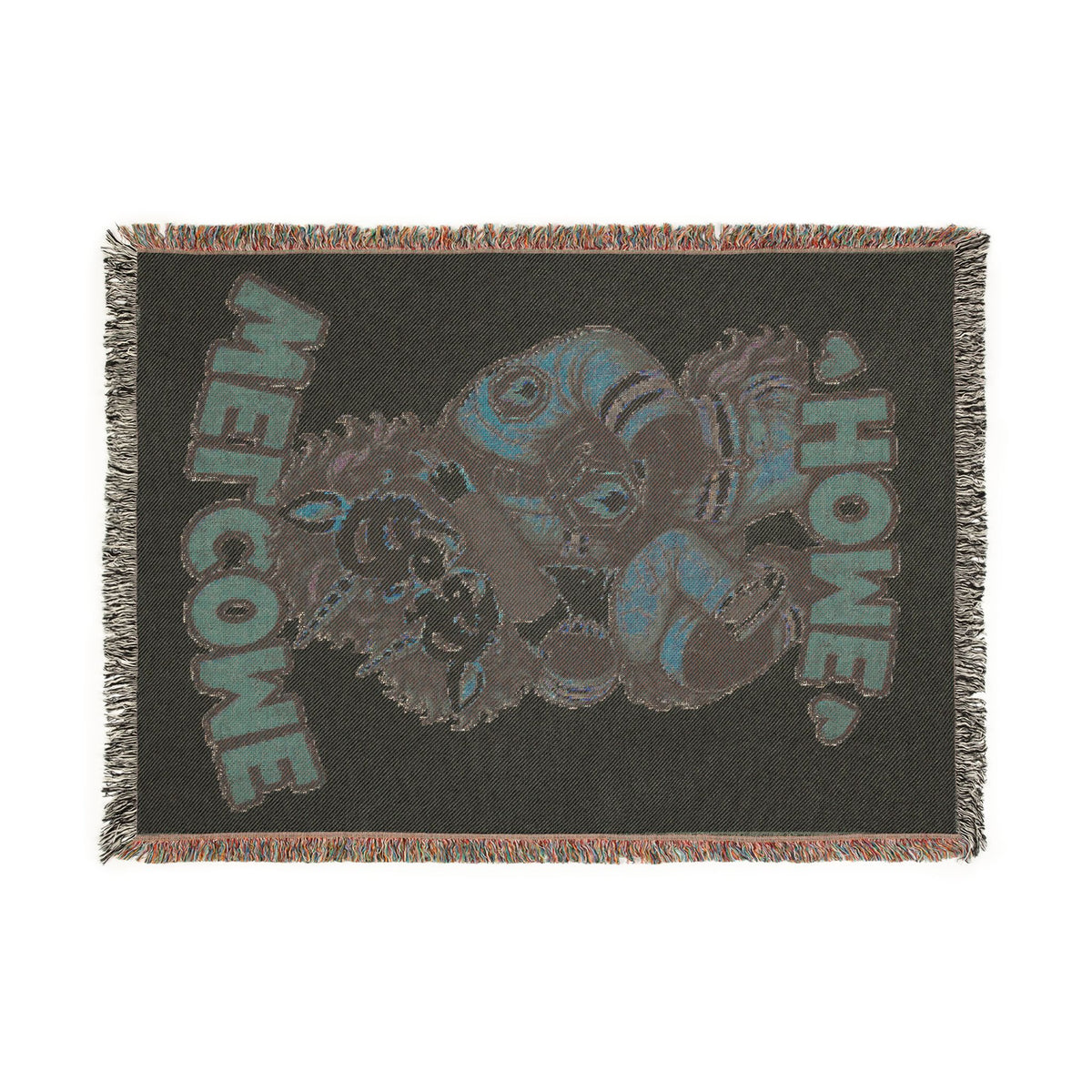 Firefighter Dad and Child Woven Blanket, Welcome Home Hero Throw, First Responder Family Gift, Firefighter Homecoming Keepsake