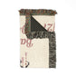 Personalize Name and Date It's a Girl Unicorn Woven Cotton Throw Blanket, Jacquard Tapestry Keepsake