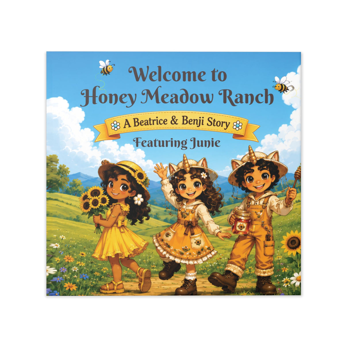 Welcome to Honey Meadow Ranch Original Hardcover Childrens Storybook ages 1 to 6