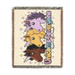 Unicorns4Everyone Woven Cotton Throw Blanket: Jacquard Tapestry, USA Made Keepsake