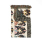Woven Cotton Throw Blanket: world travelers East Asian Unicorn Characters, Jacquard Tapestry, USA Made