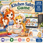 Kids Kitchen Safety Bundle | Food Safety PDF + Interactive PowerPoint Game | Homeschool Classroom Life Skills | Ages 5–12